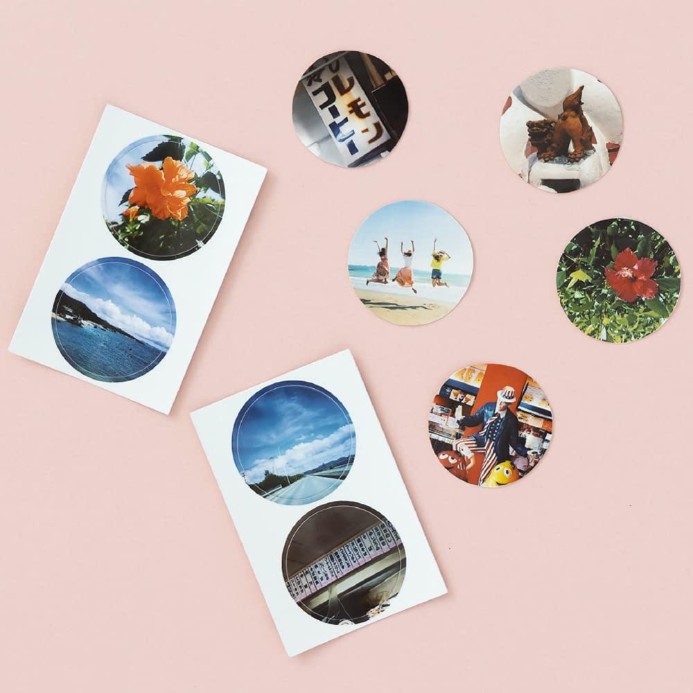 Canon ZINK Photo Paper for Smartphone Printers Round Stickers - (20 sheets)