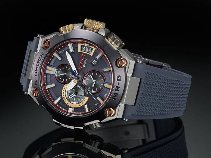 Casio Мужские кварцевые часы с защитой от ударов и водонепроницаемостью 200 м MRG-G2000RJ-2A