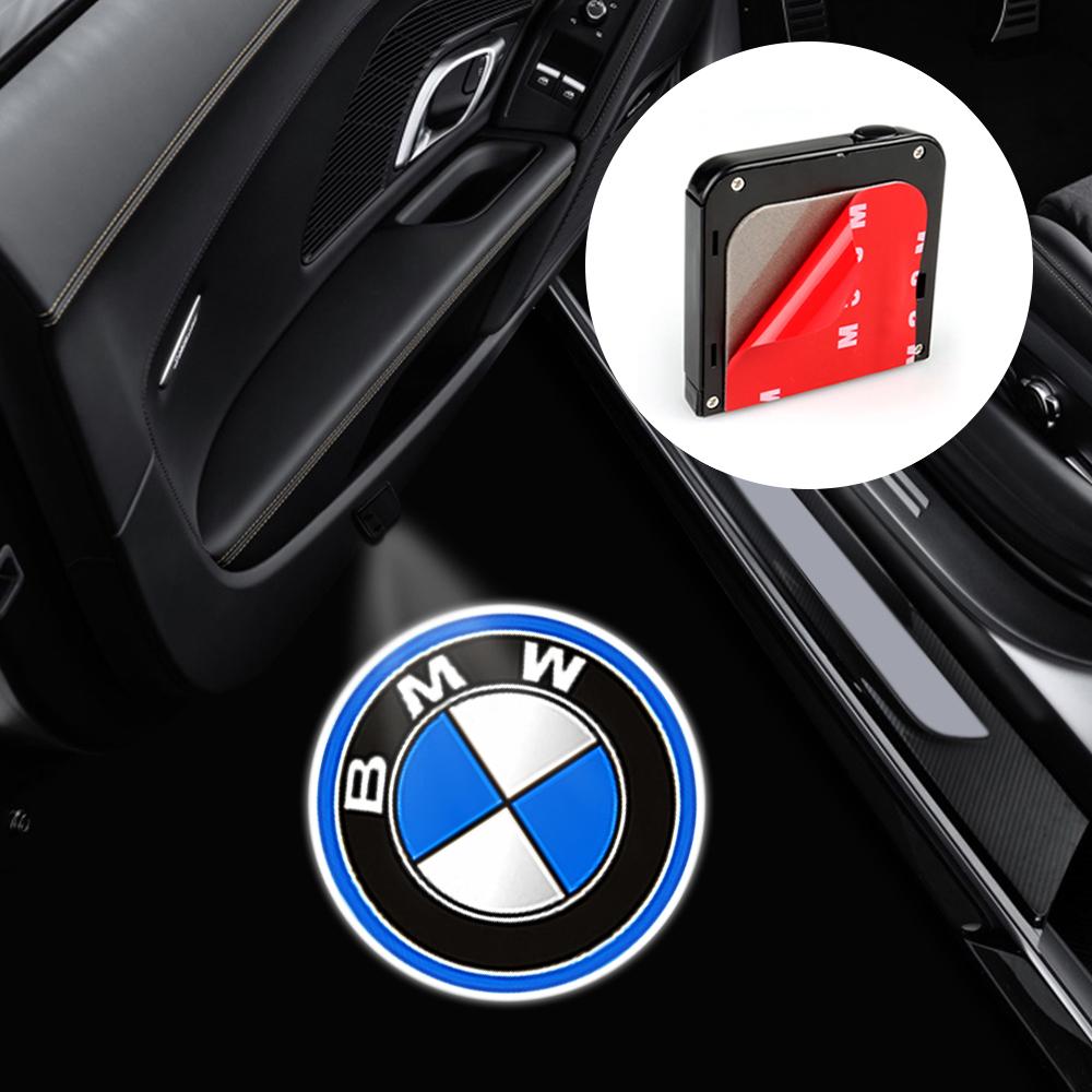 Wireless LED ABS Black Car Door Shadow Welcome Light Projector For BMW E46 E90 F10 E60 F30 E36 E53 E87 X1 X2 X3 X4 Auto Parts RR2 qazx1