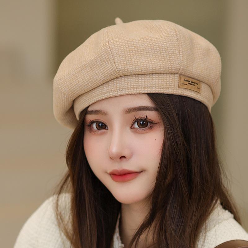 Берет женский осенне-зимний ретро-узор «Тысяча птиц», универсальная шляпа, модная шляпа художника