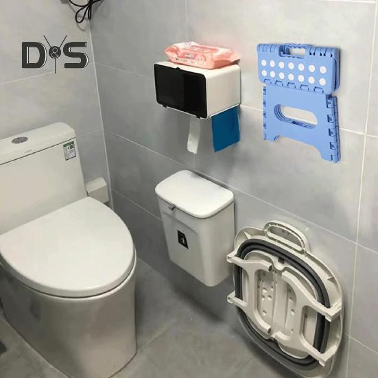 Пластиковый складной табурет-стремянка, портативный, легкий, удерживающий 300 фунтов, прочный, для кемпинга, охоты, пикника, рыбалки, мини-складное сиденье стула