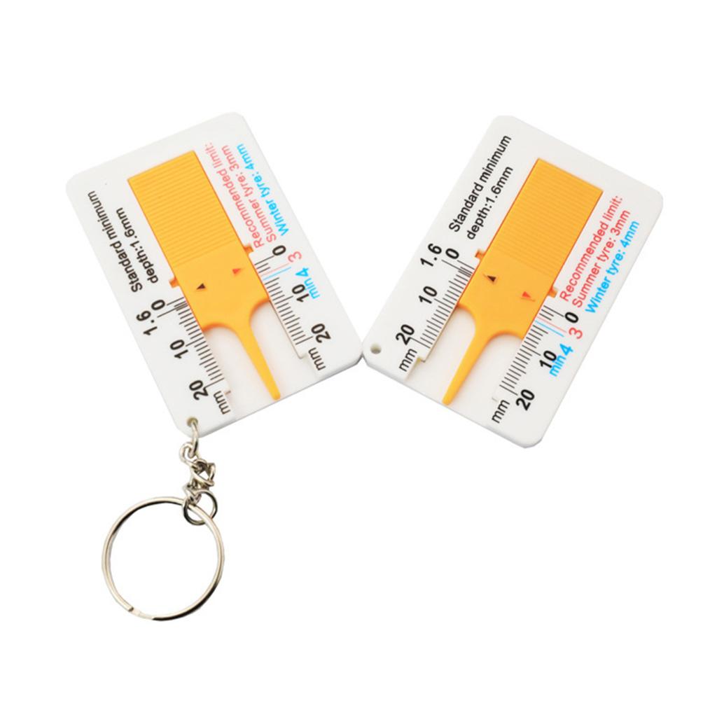 Измеритель глубины протектора шин Yousheng с четкой шкалой, компактный дизайн, портативный, удобный для переноски, измерительный инструмент для автомобильных шин