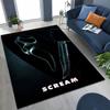Ковер с персонажами ужасов S-Scream Ghost Face для спальни, гостиной, дивана, домашний придверный коврик для декора, большой детский игровой нескользящий коврик для пола