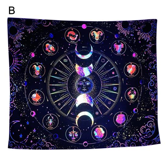 1 комплект гобеленов, устойчивых к УФ-излучению, светящихся в темноте, настенных настенных обоев