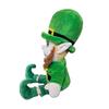 Classic Green Outfit & Red Beard for St Patricks Day Decorations - Cozy Huggable Dcor Toy for Gifting and Display