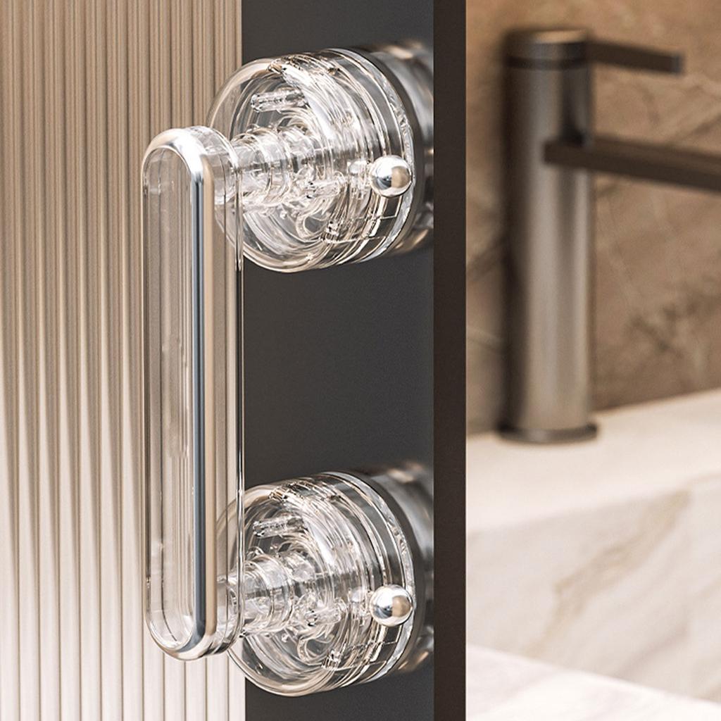 Сильная присоска для стеклянной двери, ручка для ванной, кухни и балкона, съемная и многоразовая