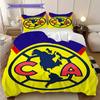 Club America Pattern Bedding Quilt Set Quilt Cover Pillowcase Home Decoration Birthday Gift (1 * duvet cover + 2 * pillowcase, without core)