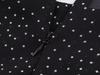 Spring 2025 Women's European & American Style Polka Dot Waist-Hugging Long Sleeve Dress