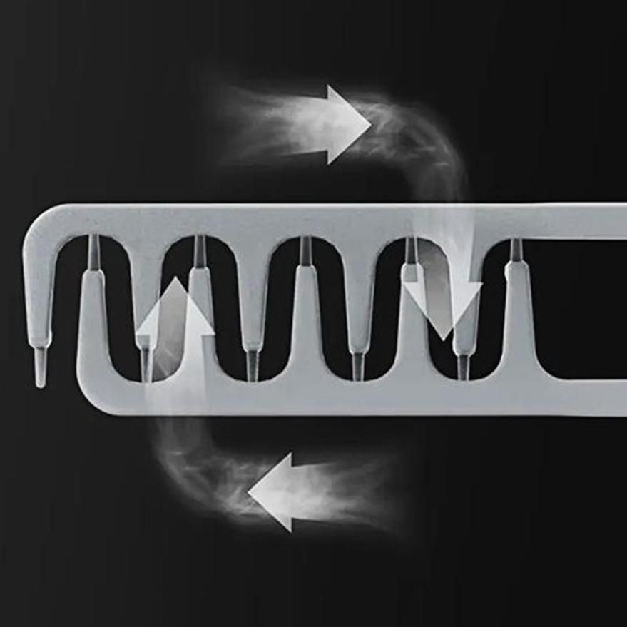 Creative Men Women Wide Tooth Textured Hair Styling Comb Fluffy Hair Root Comb Hairdressing Tool