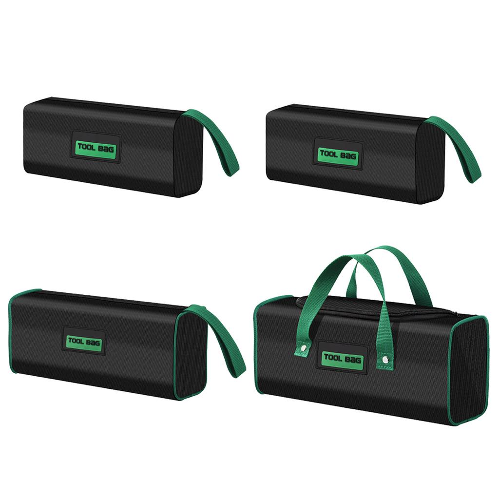 Портативная легкая сумка для хранения электрика, органайзеры для инструментов, зеленая ткань Оксфорд для разнорабочих, эффективное управление инструментами