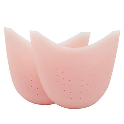 SATiNU Балетные гелевые накладки на пальцы ног, Поддержка и защита пальцев ног (Универсальный размер, бежевый)