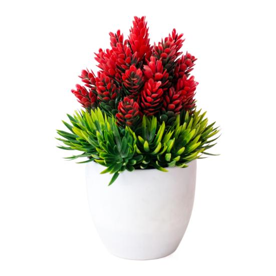 Прочный имитационный бонсай без полива, полный жизненной силы, декоративный