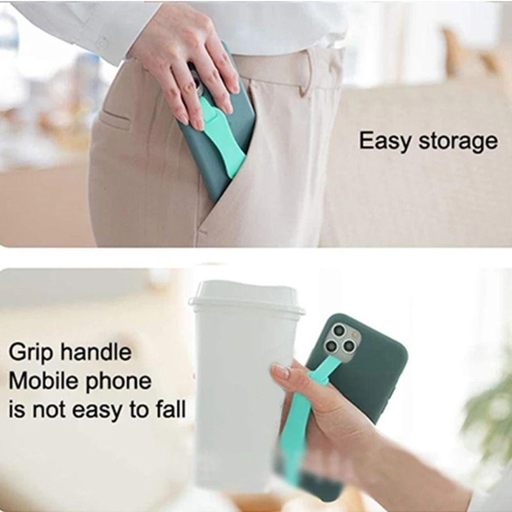 Elastic Phone Strap Colorful Phone Holder Finger Grip Portable Phone Hand Band Phone Accessories