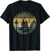 Retro Forest Trees Outdoors Nature Women Men Vintage Graphic Unisex T-Shirt
