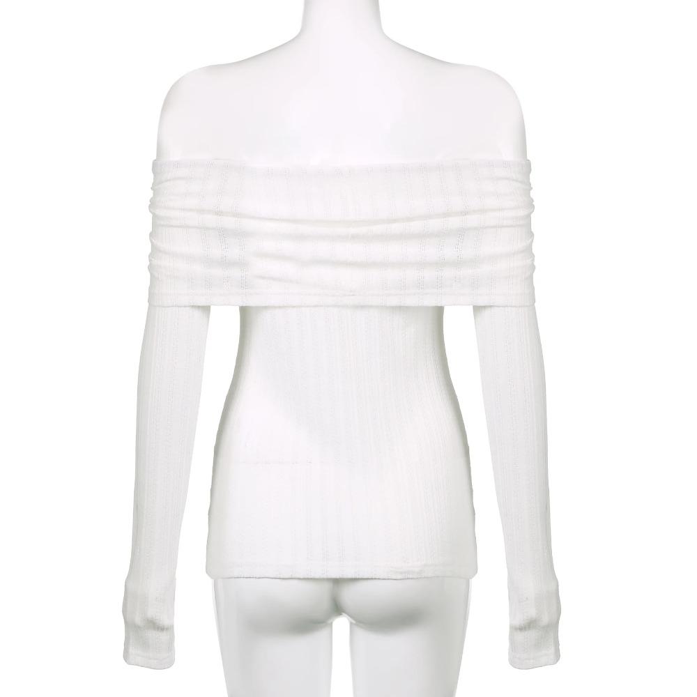 Прозрачная темная футболка с принтом Повседневная футболка с разрезом по горловине и длинным рукавом Женская мода Уличная одежда для женщин