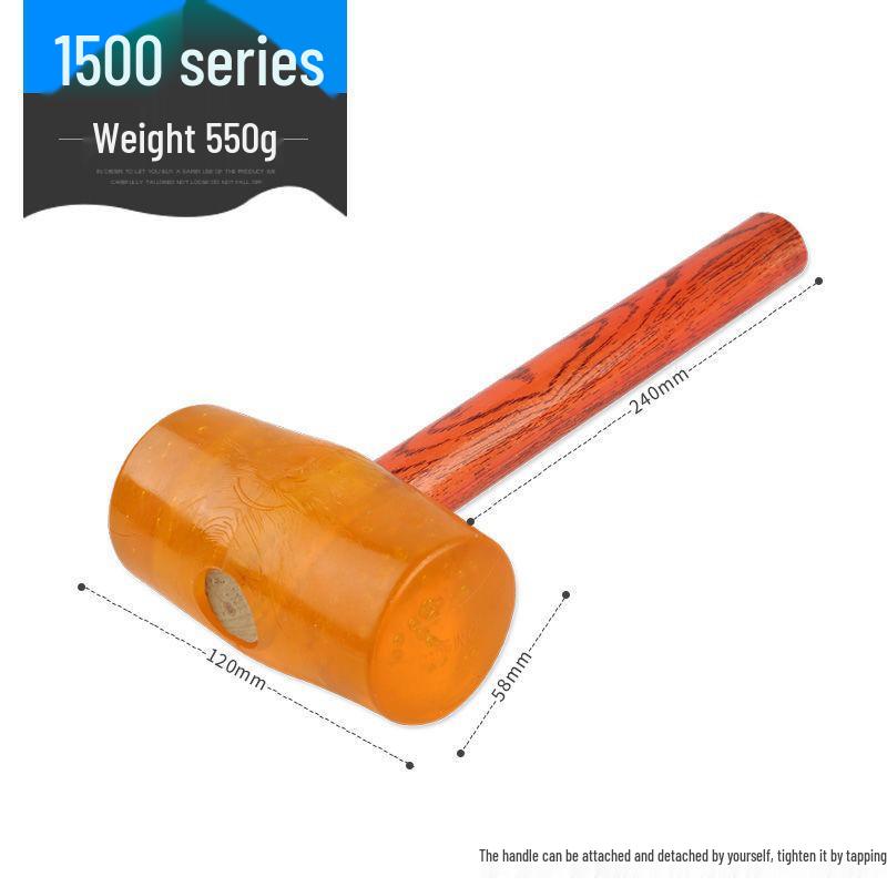 Прочный Восьмигранный Молоток с Квадратным Бойком и Деревянной Рукояткой для Работ по Демонтажу и Кирпичной Кладке