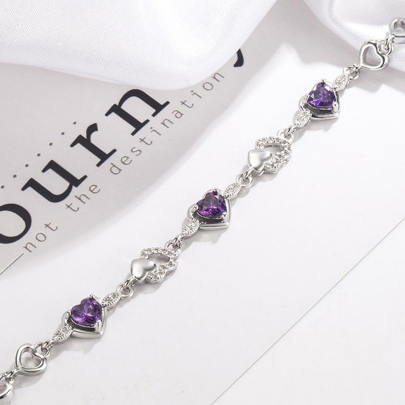 Линдон циркон браслет ювелирные изделия геометрические бусины браслеты-цепочки модный тонкий свадебный подарок для подруги женщин