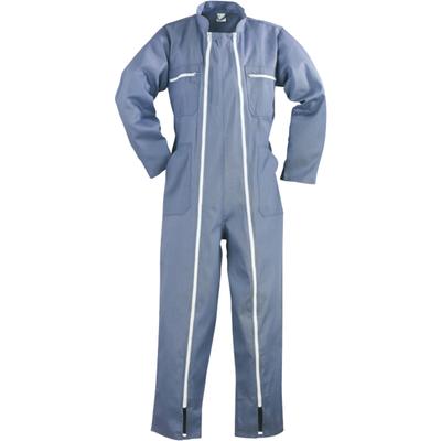 Work Overalls with 2 Zippers, Gray /40