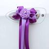 Decor Artificial Flower Satin Ribbon Door Handles Rose Flower Wedding Car Decoration