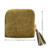 Jewelry Storage Bag With Tassel Pendant Multi Layer Lining Ring Necklace Packaging Large Capacity Travel Bracelet Storage Pouch