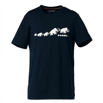 Мужская футболка Mammut с принтом логотипа QD, CE, Азиатский крой, 1017-06340, Морской