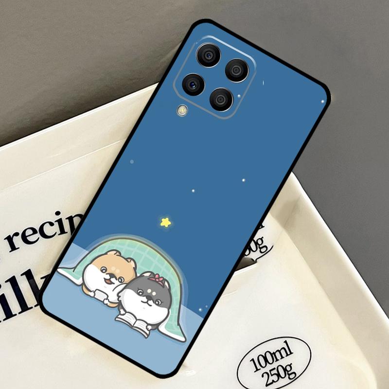 Чехол с животным Сиба-ину для Samsung Galaxy M14 M34 M54 M56 M16 M36 M13 M15 M35 M55 M11 M31 M53 M51 M12 M32 M52