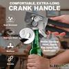 Sleekitch Commercial Can Opener Ручной консервный нож Heavy Duty Crank Can Opener Большой консервный нож Easy для больших банок Конструкция с поворотной рукояткой Ручной консервный нож с