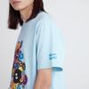 Uniqlo Коллекция Studio Ghibli SS24 Футболка унисекс с круглым вырезом и коротким рукавом, с принтом на груди, светло-голубая 471259-60