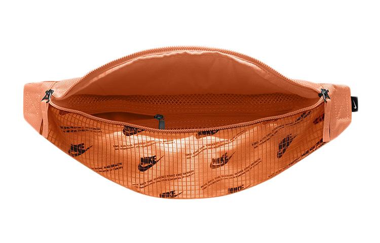 Nike Нейлоновая поясная сумка Regular Унисекс Оранжевый CK7446-884