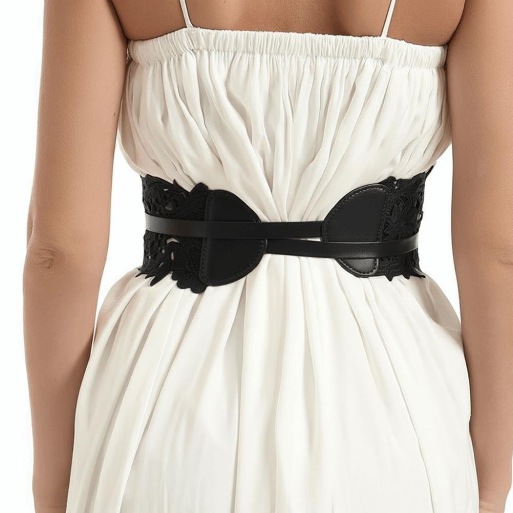 Мягкий кружевной корсет Винтажный пояс на талию Кружевной пояс в стиле бохо для платьев