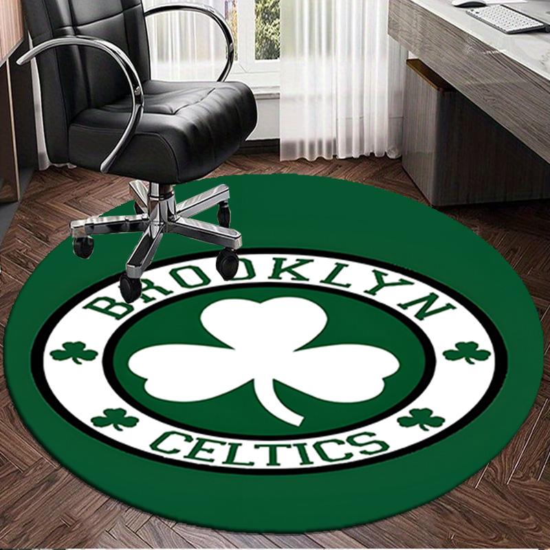 Boston Sports Icons Round Rug for Livingroom,Bedroom, Palyroom, Chair Rug, Area rug, Circle Carpet, Large Size Fan Christmas gift