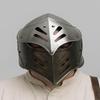 Reginald Darkened Steel Helmet - Black Ice CQ LARP Helmet – Fantasy Knight Armor Medieval Faceplate Helmet for Costume  Battle Cosplay