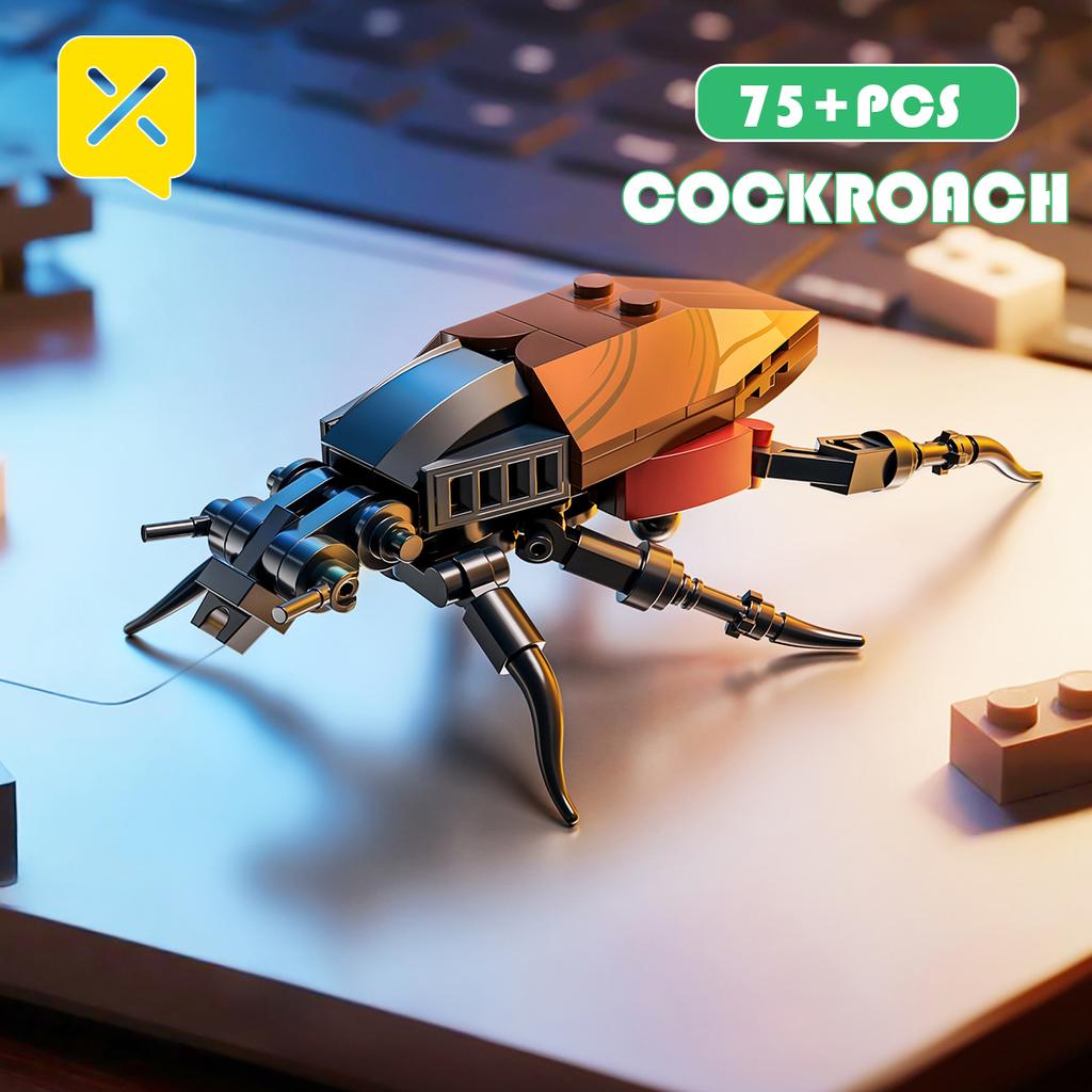 Конструктор ToylinX 8 в 1 Робот-Насекомое, 699 деталей, DIY Сборка, Подарок для Детей и Взрослых, Мальчиков и Девочек, с Реалистичной Моделью Насекомого