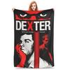 Пледы из фильма «Декстер Морган» Фланелевые легкие тонкие пледы для кровати спальни Одеяло