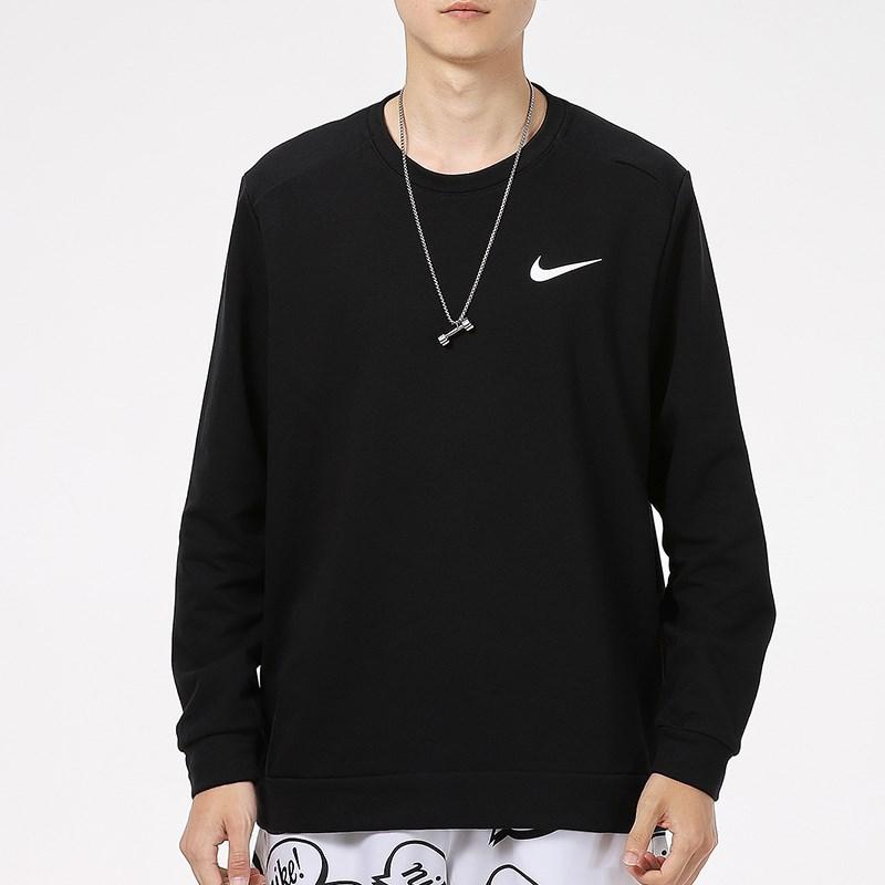 Nike Вязаный пуловер с длинным рукавом Dri-Fit, мужская толстовка черного цвета CZ7396-010