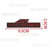 NEW Car Accessory 3D Metal Black Edition Car Emblem Rear Trunk Badge Fender Sticker Body Decal