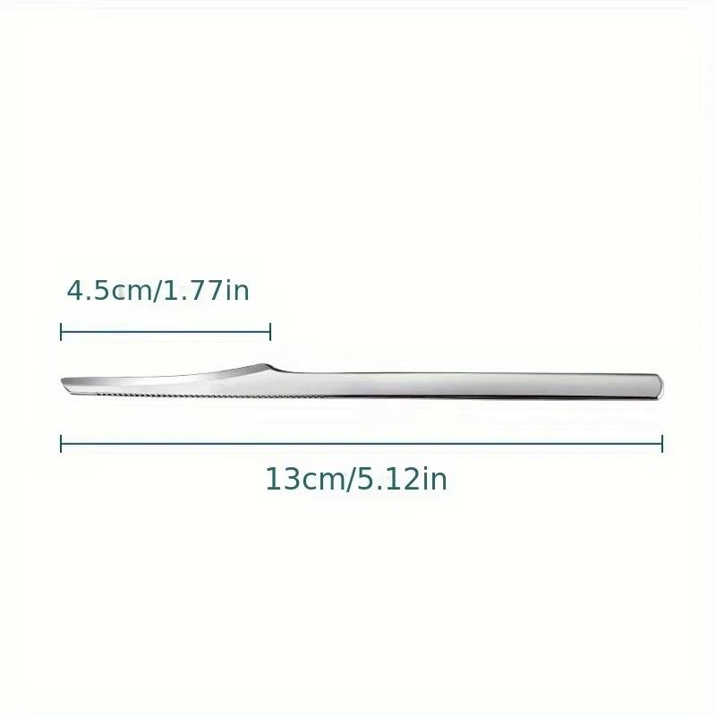 1 шт. Скребок из нержавеющей стали для ног, средство для удаления омертвевшей кожи, профессиональные инструменты для педикюра, нож для удаления мозолей, скребок, многофункциональный