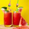 8pcs Cartoon Reusable Straws Vibrant Drinking Straws Ice Cream-Shaped Straws  Party