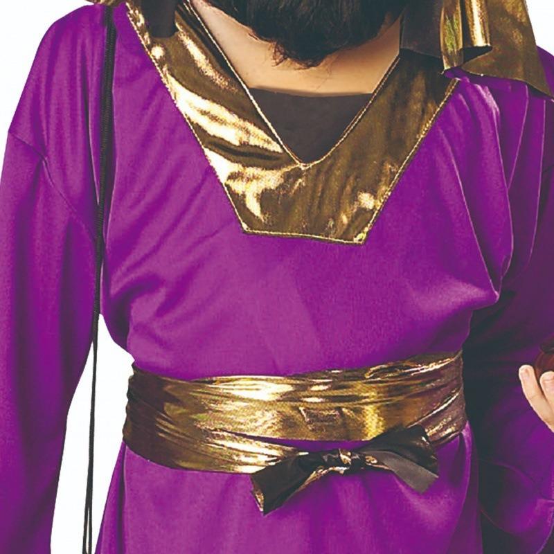 Хэллоуин Наряжаться Детские Костюмы Детские Фиолетовые Костюмы Мудрецов Косплей Вечеринка Костюмы
