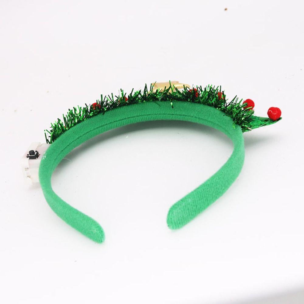 Elf LED Christmas Headband Christmas Decoration Glowing Headband Cute Antlers Headband Men