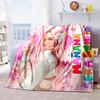 K-KAROL-G flannel blankets, perfect for autumn warmth, suitable for children and adults, and stylish K-POP shawls