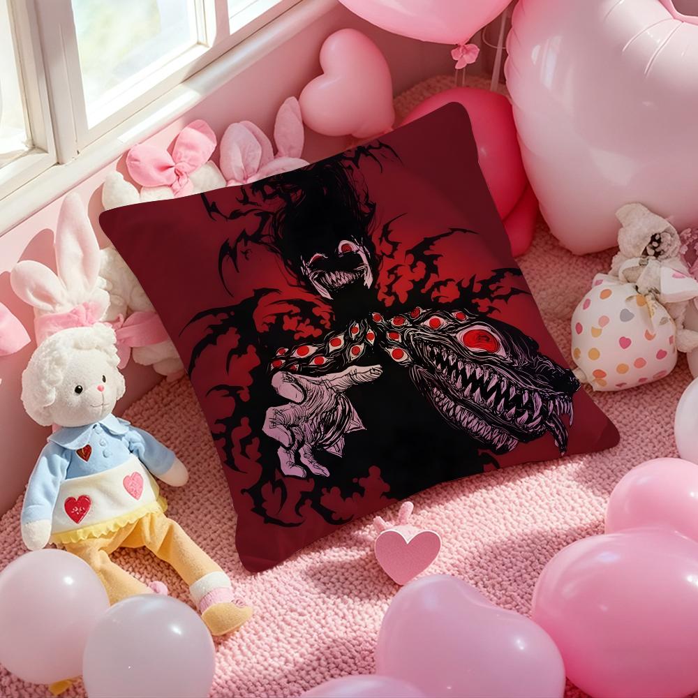 H-Hellsing U-Ultimate Аниме Наволочка С Рисунком Наволочка Для Подушки Для Гостиной Дивана И Декора Спальни