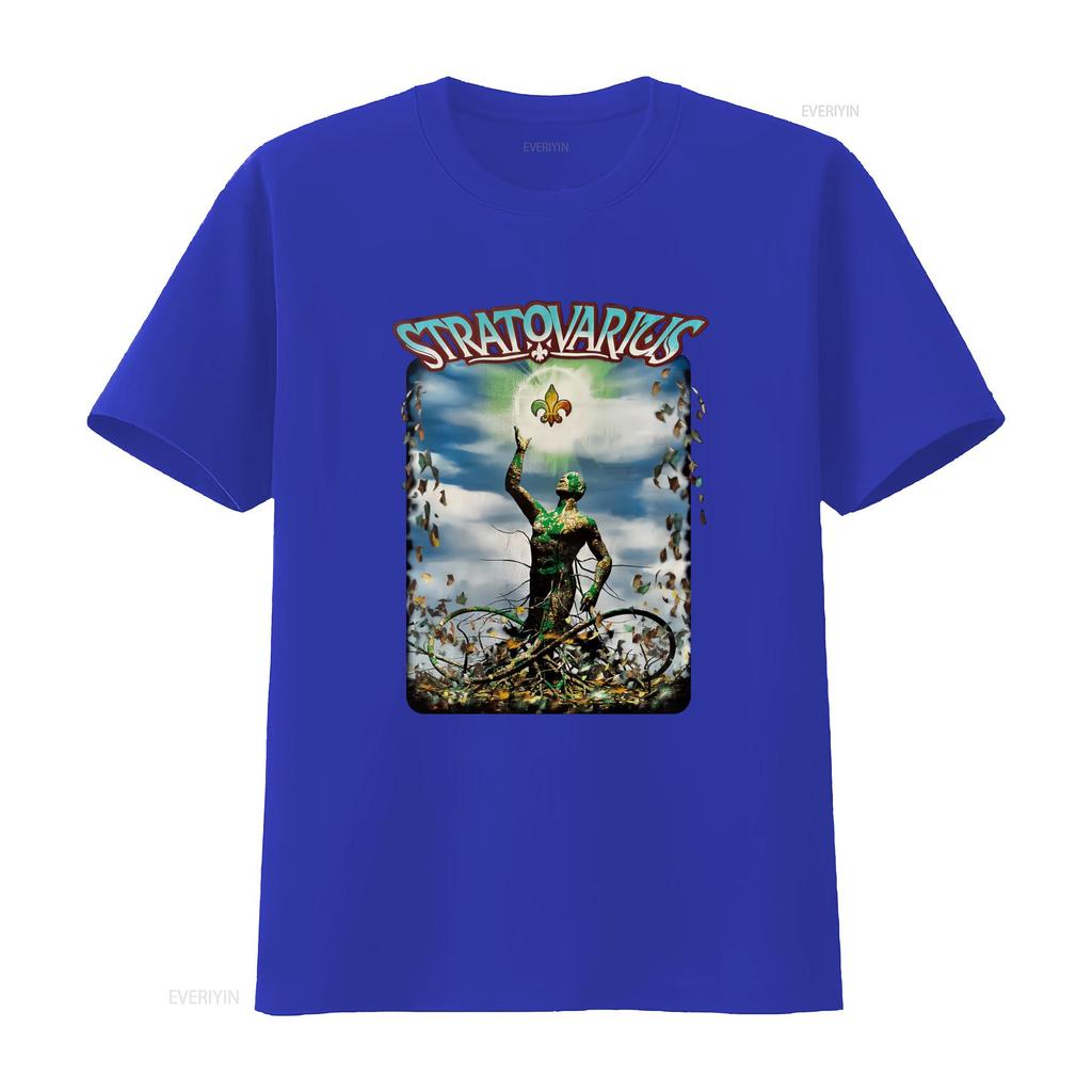 Retro Stratovarius Black Cotton All Size S 5xl For Fan T Shirt Hru348 Vintage Washed Fashion Streetwear Designer Clothes Soft
