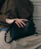 Jillstuart Acc [Минута] Кожаный Мини-шарм Минута Мини-сумка на плечо и через плечо Черный