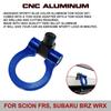 JDM Track Racing Tow Hook Trailer For 2013-2022 Subaru WRX STI BRZ Impreza Blue