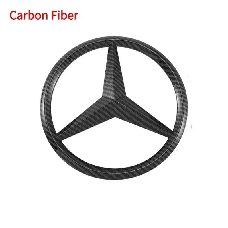 UOVMP1 C200 E300 Hot 2026 New For Benz ABS Car Front Grille Badge Decal Cover Emblem for Mercedes Benz W204 W205 W210 W211 W212 W213 C