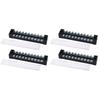 4 Pcs Terminal Block 15A 600V Dual Row Screw Terminal Barrier Strip for Bridge Lighting Tunnel Power Distribution 10