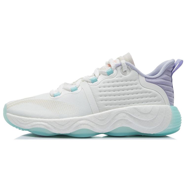 Li-Ning No Boundaries 3 Rice White Bad Five Purple Women Sneakers AFPR030-3