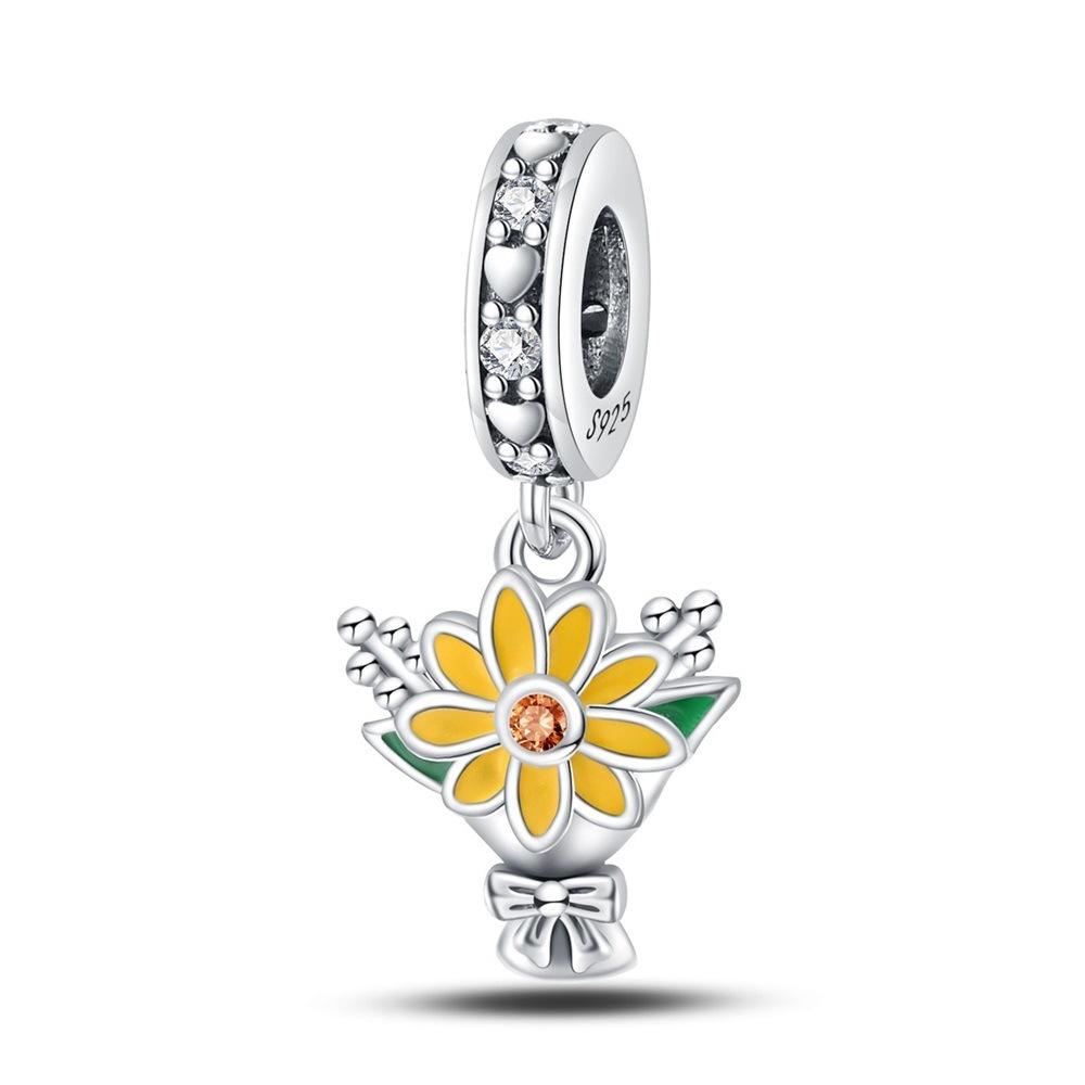 DIY Accessories Pendant Beads Flower Bike Camera Pendant