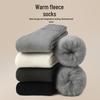 Мужские зимние теплые флисовые шерстяные носки до середины икры, утолщенные, издание 2025